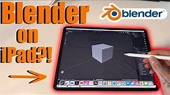 Use Your iPad as a Drawing Tablet For Any PC! - ( Blender On iPad )