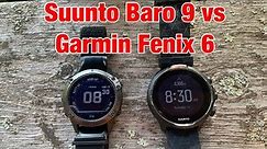 Suunto Baro 9 vs Garmin Fenix 6 Review for CrossFit/HIIT Training FitGearHunter.com
