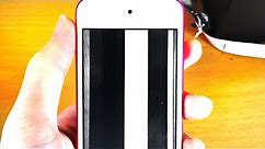 How To FIX Black and White Lines on iPod Touch Screen | Full Tutorial (Black thing on black)