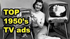 Best 1950's vintage TV commercial ads- Old ads compilation Part1