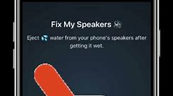 Remove Water from iPhone Speakers | iPhone Water Eject. #shorts #tipsandtricks #ios17 #iphone