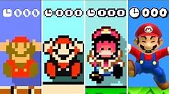 Evolution of Time Up in Mario Games (1985-2020)