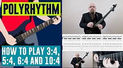 [Polyrhythm] - How To Play 3:4, 5:4, 6:4 and 10:4