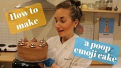 How to make a poop emoji cake!