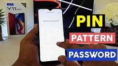 How To Set PIN Pattern Password In Vivo Y11