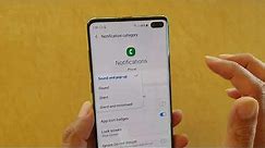 Samsung Galaxy S10 / S10+: Set Voicemail Notification Style to Silent / Sound and Popup