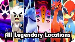 Pokémon Sword & Shield : All Legendary Pokémon Locations (DLC Included)