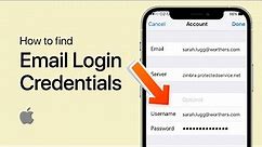 How To Check Email Password on iPhone