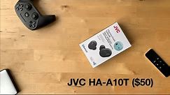 JVC HA-A10T Truly Wireless Memory Foam Earbuds Unboxing