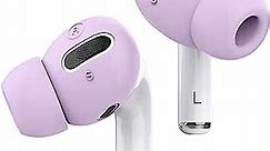 elago [6 Pairs] AirPods Pro Ear Tips with Integrated Earbuds Cover Designed for Apple AirPods Pro, Fit in The Case, Anti-Slip, [3 Sizes: Large + Medium + Small] [US Patent Registered] (Lavender)