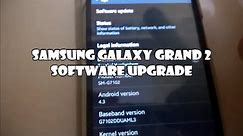 Samsung Galaxy Grand 2 - Software Upgrade