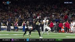 Paulson Adebo's PBU prevents potentially massive deep completion to London | Saints-Falcons Highlights