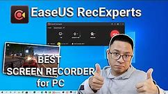 Best Screen Recorder For PC/Laptop - EaseUS RecExperts Tutorial For Beginners