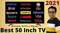 Best TV in India 2021 ⚡ Best 50 Inch TV 2021 ⚡ Comparison of 25 TV's ⚡ VMoneStyle