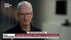 Tim Cook says Apple is "moving privacy protections forward"