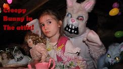 Scary Bunny Video collection. Evil Bunny in the attic! All creepy bunny videos!