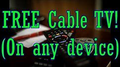 Free Cable TV and Live TV Local Stations (updated)