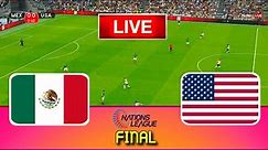 MEXICO vs USA - Concacaf Nations League 2024 | FINAL | Live Football Match