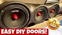How to DIY Custom Door speaker pods fabrication. Like a pro!!! DS18 6.5 and 8"