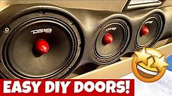How to DIY Custom Door speaker pods fabrication. Like a pro!!! DS18 6.5 and 8"