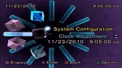 PlayStation 2 Menu -- Red Screen Included