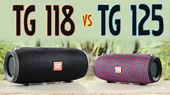 T&G TG 118 vs T&G TG125 Bluetooth Speaker Comparison Review