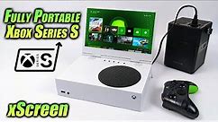 We Built A Fully Portable Xbox Series S Using The All New xScreen & Battery Bank!