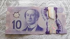 Canadian 10 Dollar Banknote!