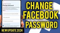 How to change Facebook password 2024 | Facebook ka password change kaise kare | Technical ET