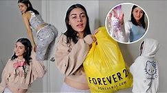 $200 Try On Haul😍 Forever 21 Hello Kitty, Rue 21, and Aeropostale!