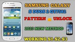 Samsung Galaxy S Duos 2 Pattern Unlock | GT-S7582 Hard Reset
