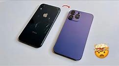 Turning My iPhone XR into 14Pro (purple)