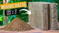How To Make Cement Bricks With Soil | Easiest Way At Home | Cement Bricks innovation Ideas