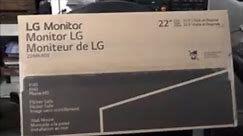 LG 22 Inch 22Mk400 Lcd Monitor Unboxing Test And Review