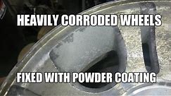 How To Fix Heavily Corroded Wheels - Silver Metallic Powder Tips