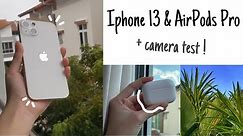 iphone 13 starlight & airpods pro unboxing + camera test! | malaysia 🇲🇾