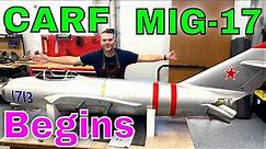 CARF MIG 17 TAIL SECTION COMPLETE - Composite ARF MIG-17
