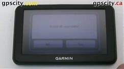 How to Reset the Garmin nuvi 30, 40 and 50 with GPS City