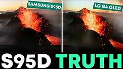Samsung S95D vs S90D vs LG G4 OLED TV Comparison + Sony A80L