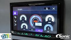 Pioneer NEX Car Stereos w/ Gauges and More New Features | CES 2016
