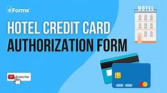 Hilton Credit Card Authorization Form ≡ Fill Out PDF Online