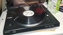 Turntable playing too slow. Here's how to adjust the speed on a Sony