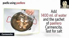 How to make a paella with Paellero Carmencita?