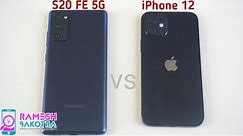 Galaxy S20 FE 5G vs iPhone 12 Speed Test and Camera Comparison