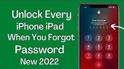 How To Unlock Every iPhone When You Forgot Your Password Without iTunes [ New 2022 ]
