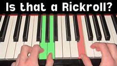 When you hit the wrong note and it sounds like a rickroll
