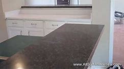 Transforming the Color of Old Corian Counters by Resurfacing