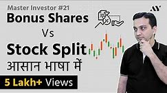 Bonus Shares Issue & Stock Split | Complete Explanation – #21 MASTER INVESTOR