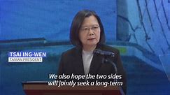 Taiwan President urges China towards 'peaceful coexistence'