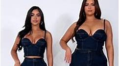 Denim Looks 💙 Size Small To XL 🦋 https://www.fashionnova.com/collections/jeans | Fashion Nova Curve